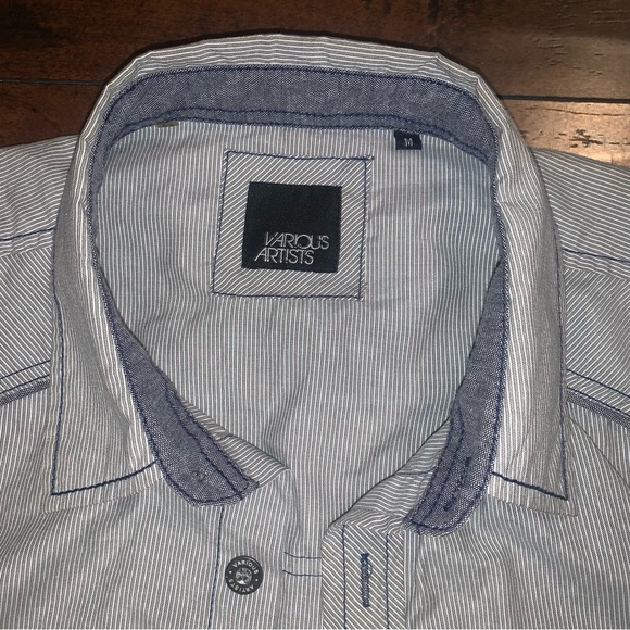 Mens Short Sleeve Button-down Size M - Picture 4 of 4